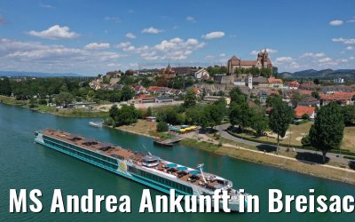 MS Andrea Ankunft in Breisach 11.07.2020