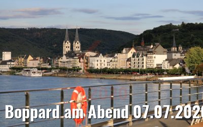 Boppard am Abend 07.07.2020