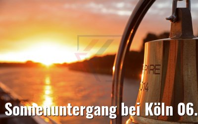 Sonnenuntergang bei Köln 06.07.2020