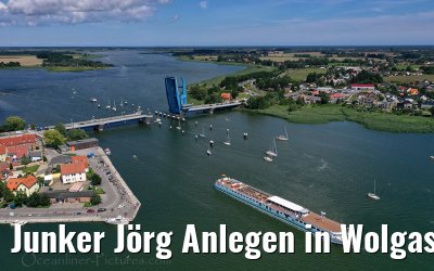 Junker Jörg Anlegen in Wolgast 04.08.2020