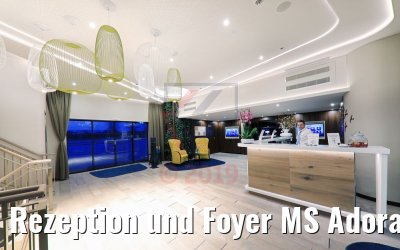 Rezeption und Foyer MS Adora