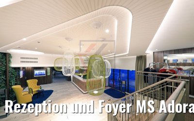 Rezeption und Foyer MS Adora