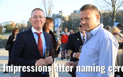 Impressions after naming ceremony MS Adora 30.03.2019 Vienna