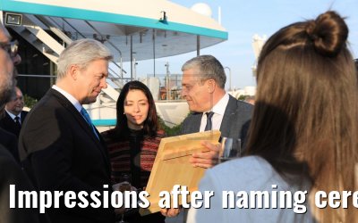 Impressions after naming ceremony MS Adora 30.03.2019 Vienna