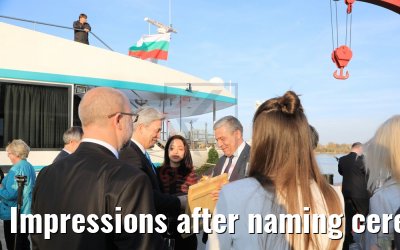 Impressions after naming ceremony MS Adora 30.03.2019 Vienna