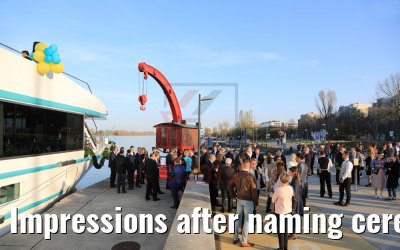 Impressions after naming ceremony MS Adora 30.03.2019 Vienna