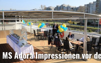 MS Adora Impressionen vor der Taufe 30.03.2019 Wien