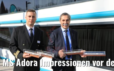 MS Adora Impressionen vor der Taufe 30.03.2019 Wien