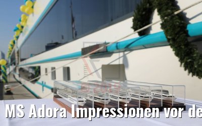 MS Adora Impressionen vor der Taufe 30.03.2019 Wien