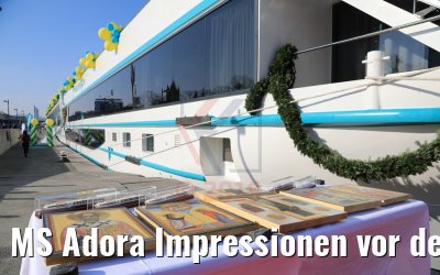 MS Adora Impressionen vor der Taufe 30.03.2019 Wien