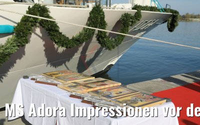 MS Adora Impressionen vor der Taufe 30.03.2019 Wien