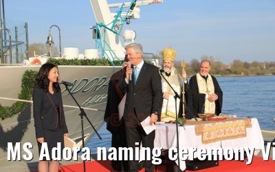 MS Adora naming ceremony Vienna 30.03.2019
