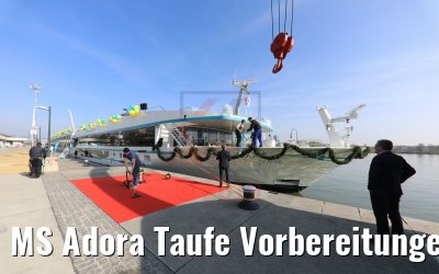 MS Adora Taufe Vorbereitungen in Wien 30.03.2019