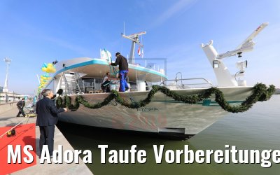 MS Adora Taufe Vorbereitungen in Wien 30.03.2019
