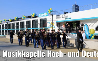 Musikkapelle Hoch- und Deutschmeister Taufe MS Adora Wien 30.03.2019
