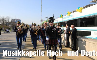 Musikkapelle Hoch- und Deutschmeister Taufe MS Adora Wien 30.03.2019