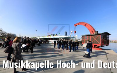 Musikkapelle Hoch- und Deutschmeister Taufe MS Adora Wien 30.03.2019