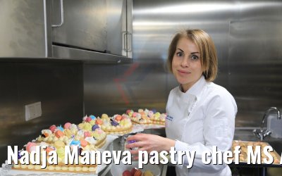 Nadja Maneva pastry chef MS Adora Tauftorte