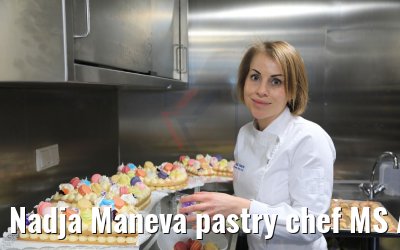 Nadja Maneva pastry chef MS Adora Tauftorte