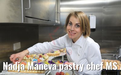 Nadja Maneva pastry chef MS Adora Tauftorte