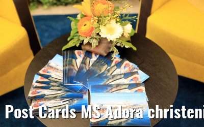 Post Cards MS Adora christening ceremony Vienna
