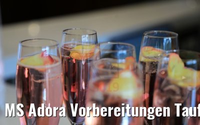 MS Adora Vorbereitungen Taufe 29.03.2019