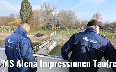 MS Alena Impressionen Taufreise Rüdesheim 24.03.2018
