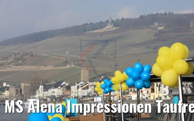 MS Alena Impressionen Taufreise Rüdesheim 24.03.2018