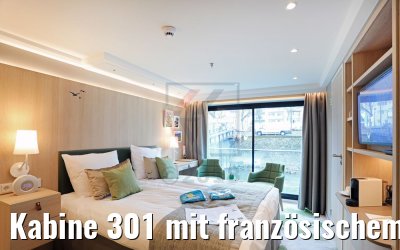 Kabine 301 mit französischem Balkon MS Alena 