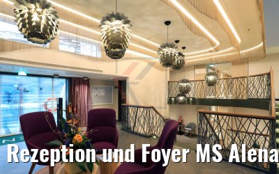 Rezeption und Foyer MS Alena