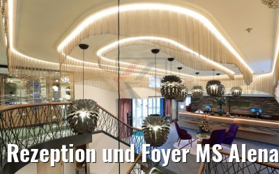 Rezeption und Foyer MS Alena