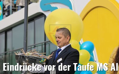 Eindrücke vor der Taufe MS Alena 23.03.2018