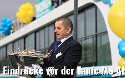 Eindrücke vor der Taufe MS Alena 23.03.2018