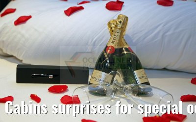Cabins surprises for special ocassions MS Alina
