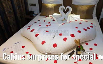 Cabins surprises for special ocassions MS Alina