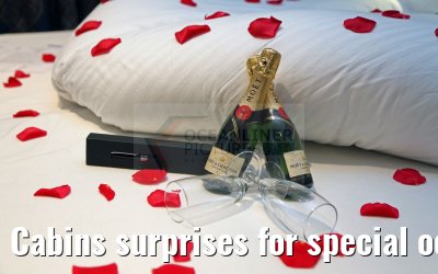 Cabins surprises for special ocassions MS Alina