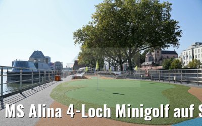 MS Alina 4-Loch Minigolf auf Sonnendeck
