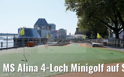 MS Alina 4-Loch Minigolf auf Sonnendeck