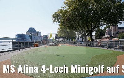 MS Alina 4-Loch Minigolf auf Sonnendeck