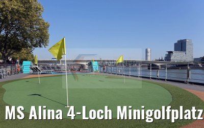 MS Alina 4-Loch Minigolfplatz Sonnendeck