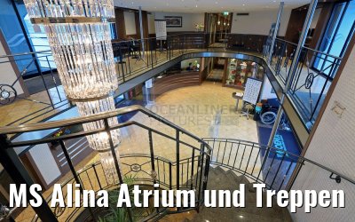 MS Alina Atrium und Treppen