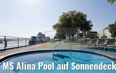 MS Alina Pool auf Sonnendeck