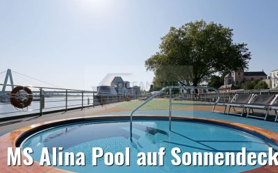 MS Alina Pool auf Sonnendeck