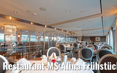 Restaurant MS Alina Frühstück 06.04.2016