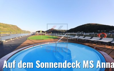 Auf dem Sonnendeck MS Anna Katharina