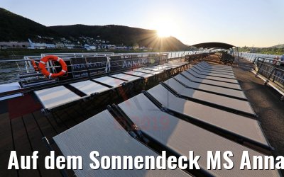 Auf dem Sonnendeck MS Anna Katharina