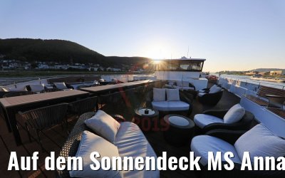 Auf dem Sonnendeck MS Anna Katharina