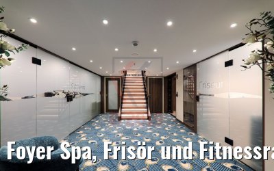 Foyer Spa, Frisör und Fitnessraum MS Anna Katharina