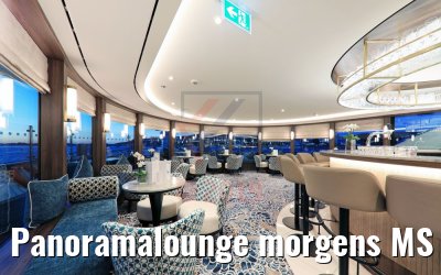 Panoramalounge morgens MS Anna Katharina