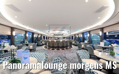 Panoramalounge morgens MS Anna Katharina